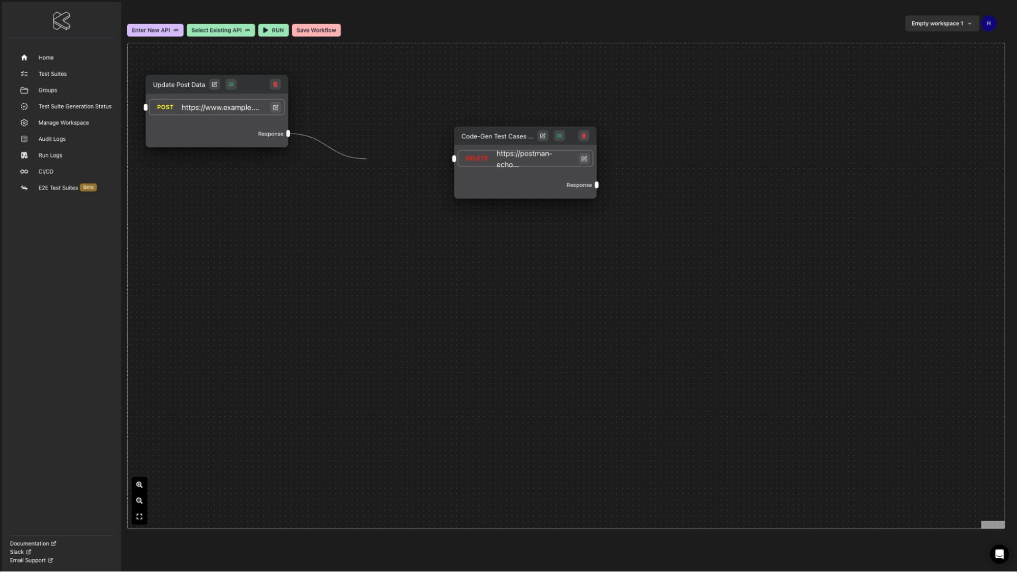 Dragging API Response