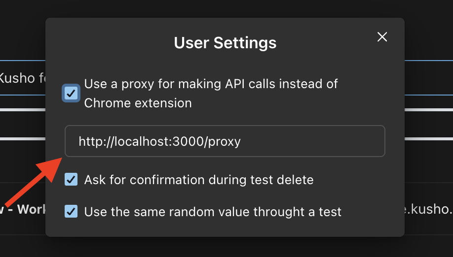 Change the URL, if applicable
